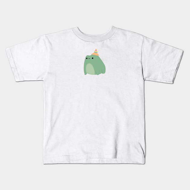 Pride Frog (Pansexual) Kids T-Shirt by i-probably-don't-exist